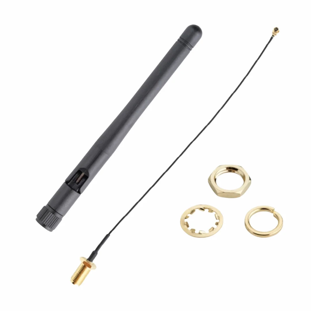 2.4GHz external WiFi antenna 2dBi with SMA connector and IPEX extension cable